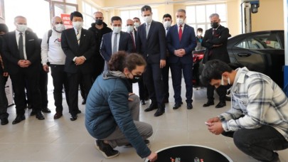 ATÖLYE VE GÜNEŞ ENERJİ SİSTEMİNİN AÇILIŞI YAPILDI