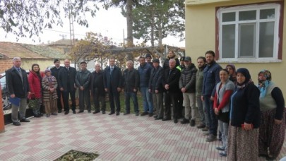 BAHÇECİK KÖYÜNÜ ZİYARET ETTİ