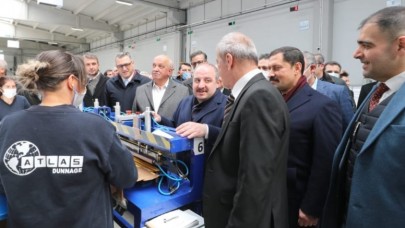 BAKAN VARANK, OSB’DE İNCELEMELERDE BULUNDU