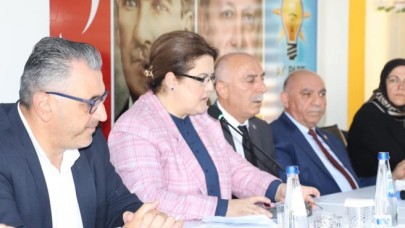 BAKAN YANIK, AK PARTİ TEŞKİLATINI ZİYARET ETTİ