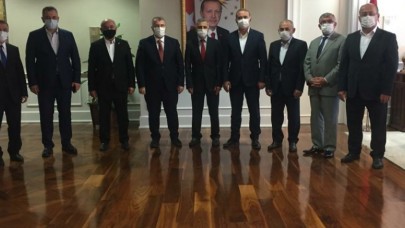 BAKAN YARDIMCISI ELDEMİR’İ ZİYARET ETTİLER