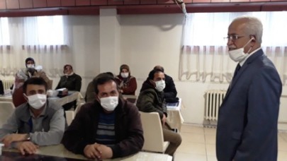 BAŞKAN KÖYMEN, ÜYELERLE BİR ARAYA GELDİ