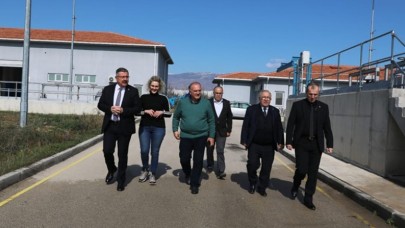 BAŞKAN KURDOĞLU, ATIK SU ARITMA TESİSİNDE İNCELEMEDE BULUNDU