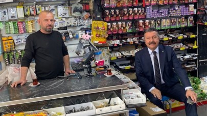 BAŞKAN KURT’U İŞYERİNDE ZİYARET ETTİ