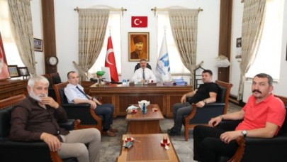 Başkanlar Bilgi Paylaşımında Bulundu