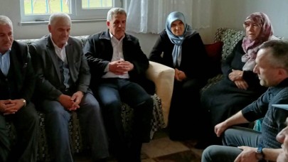 BAYRAKDAR'DAN DEPREMZEDE AİLELERE ZİYARET