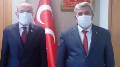 BAYRAKDAR, MHP GENEL MERKEZİ’Nİ ZİYARET ETTİ