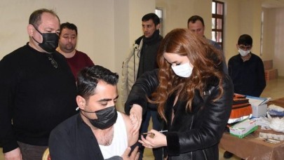 BELEDİYE PERSONELİNE HATIRLATMA DOZU UYGULANDI