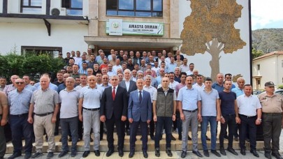 BÖLGE MÜDÜRLÜĞÜNDE BAYRAMLAŞMA TÖRENİ YAPILDI