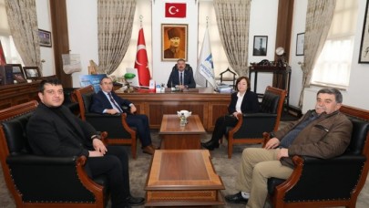 CABA VE YÖNETİMİ BAŞKAN KARGI’YI ZİYARET ETTİ
