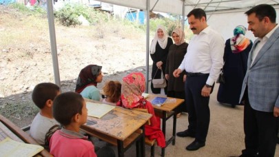 ÇADIRKENT KUR’AN KURSLARINI ZİYARET ETTİ