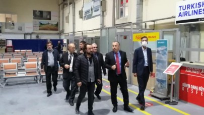 ÇALIŞMALARI YERİNDE İNCELEDİ