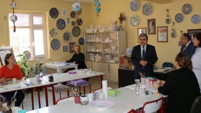 ÇALIŞMALARI YERİNDE İNCELEDİ