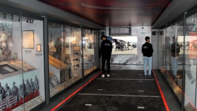 ÇANAKKALE SAVAŞLARI MOBİL MÜZESİ AMASYA’DA ZİYARETÇİLERİNİ AĞIRLADI