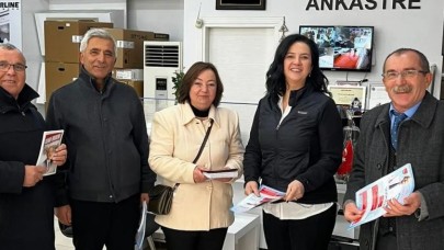 CHP ESNAF ZİYARETLERİNE DEVAM EDİYOR