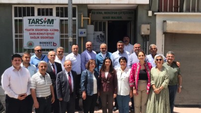 CHP HEYETİ ÇİFTÇİNİN SORUNLARINI DİNLEDİ
