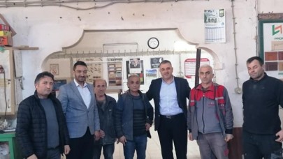 ÇİLEZ’DEN SANAYİ ESNAFINA BAYRAM ZİYARETİ