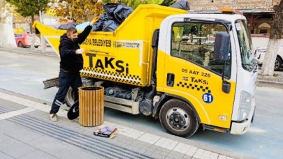 "ÇÖP TAKSİ" UYGULAMASI VATANDAŞLARDAN TAM NOT ALDI