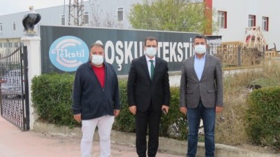 COŞKUN TEKSTİLİ ZİYARET ETTİ