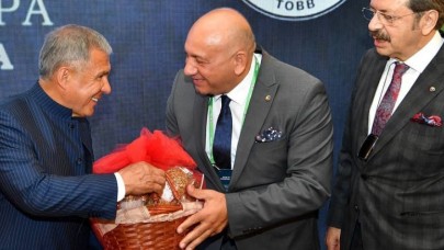 DAĞDELEN, CUMHURBAŞKANI MİNNİHANOV İLE GÖRÜŞTÜ