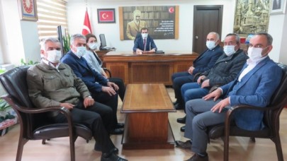 DERNEK YÖNETİMİNDEN KAYMAKAM GÜLDOĞAN’A ZİYARET