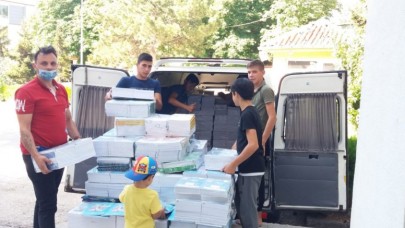 DERS KİTAPLARI DAĞITILMAYA BAŞLANDI
