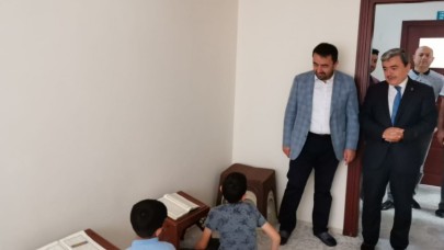 DURMUŞ, KUR’AN KURSU ÖĞRENCİLERİNİ ZİYARET ETTİ