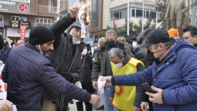 ELEKTRİK VE DOĞALGAZA GELEN ZAMLAR MERZİFON’DA DA PROTESTO EDİLDİ  ‘GEÇİNEMİYORUZ!’