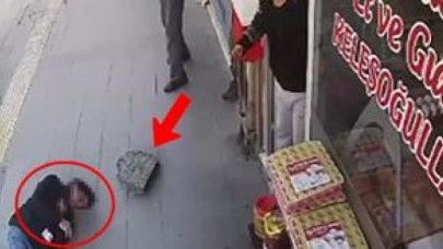 ENGELLİ BİREYİN ATTIĞI TAŞ BİR KİŞİYİ YARALADI