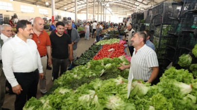 ESNAF ZİYARETLERİNE DEVAM ETTİ
