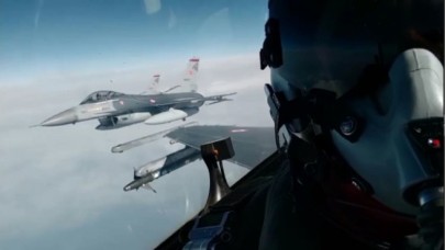F16’LARDAN DENİZ ÜSTÜ YÜKSEK İRTİFA ÖNLEME EĞİTİMİ