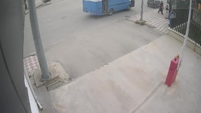 FIRTINANIN ÇÖP KONTEYNERİNİ SÜRÜKLEDİĞİ ANLAR GÖRÜNTÜYE YANSIDI