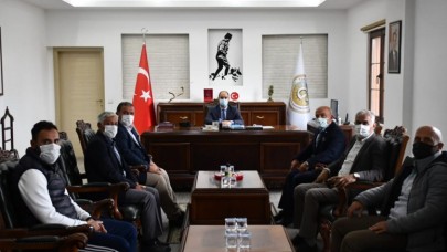 FUTBOL CAMİASINDAN HAYIRLI OLSUN ZİYARETİ