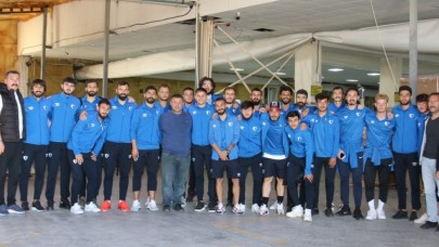 FUTBOLCULAR BAŞKAN POLAT’IN MİSAFİRİ OLDU
