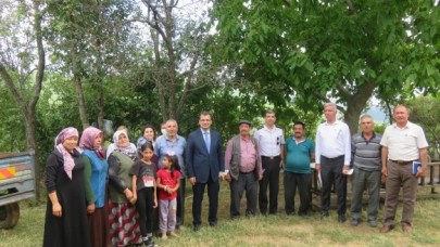 GELİNSİNİ KÖYÜNÜ ZİYARET ETTİ