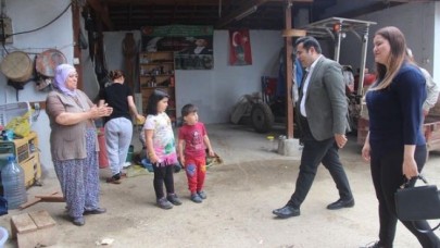 GÖKCECİK, ŞEHİT AİLESİNİ ZİYARET ETTİ
