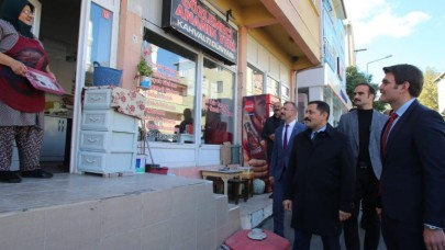GÖYNÜCEK DE ESNAF ZİYARETLERİ YAPTI