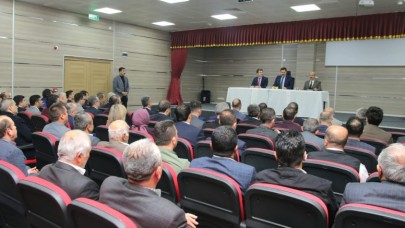 GÖYNÜCEK DE MUHTARLAR TOPLANTISI YAPILDI