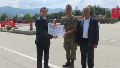 GÜLDOĞAN, YEMİN TÖRENİNE KATILDI