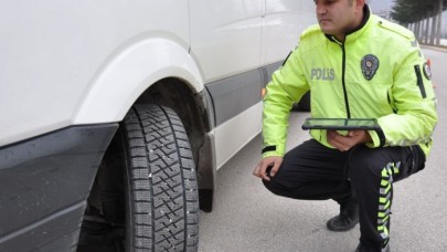 GÜMÜŞHACIKÖY’DE KIŞ LASTİĞİ DENETİMİ