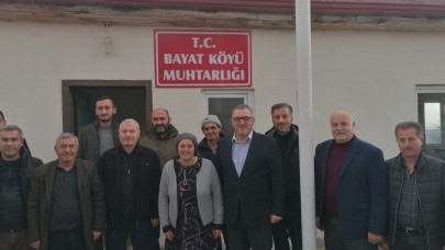 HAFTA SONUNU KÖY ZİYARETLERİYLE GEÇİRDİ