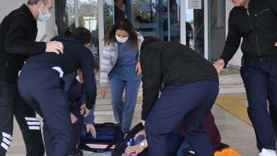 HASTANEDE YANGIN TATBİKATI