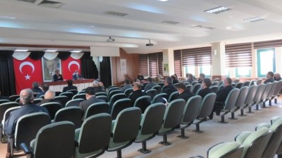 İLÇE İDARE ŞUBE BAŞKANLARI TOPLANTISI YAPILDI
