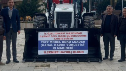 İLÇE ÖZEL İDARE’YE ARAÇ TAKVİYESİ