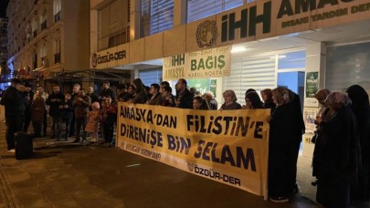 İSRAİL’İN MESCİD-İ AKSA SALDIRILARI AMASYA’DA PROTESTO EDİLDİ