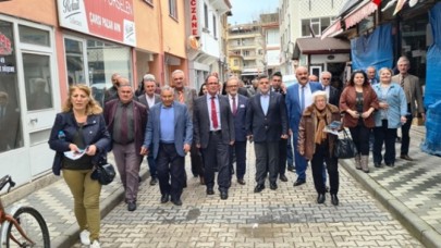 İYİ PARTİLİ ADAYLARDAN TAŞOVA ÇIKARMASI
