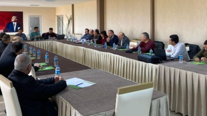 KADASTRO ÇALIŞMALARI DEĞERLENDİRME TOPLANTISI GERÇEKLEŞTİRİLDİ