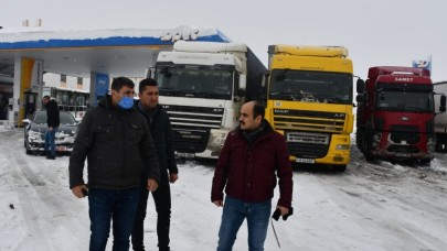 KAR YAĞIŞI NEDENİYLE ALINAN TEDBİRLER DENETLENDİ