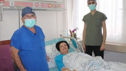 KARNINDAN 8 KİLOGRAMLIK KİTLE ÇIKARILDI
