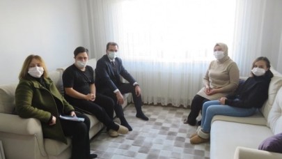KAVALCI VE KALAYCI AİLELERİNİ ZİYARET ETTİ